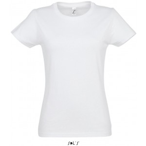 SOL'S IMPERIAL WOMEN - ROUND COLLAR T-SHIRT, White (T-shirt, 90-100% cotton)
