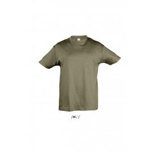 SOL'S REGENT KIDS - ROUND NECK T-SHIRT, Army (T-shirt, 90-100% cotton)