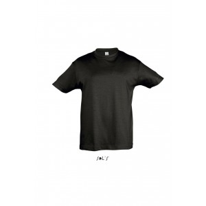 SOL'S REGENT KIDS - ROUND NECK T-SHIRT, Deep Black (T-shirt, 90-100% cotton)