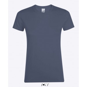 SOL'S REGENT WOMEN - ROUND COLLAR T-SHIRT, Denim (T-shirt, 90-100% cotton)