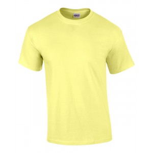 ULTRA COTTON(tm) ADULT T-SHIRT, Cornsilk (T-shirt, 90-100% cotton)