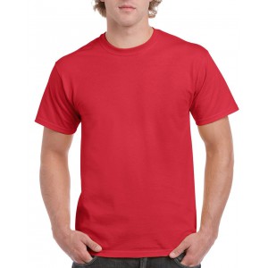 ULTRA COTTON(tm) ADULT T-SHIRT, Red (T-shirt, 90-100% cotton)
