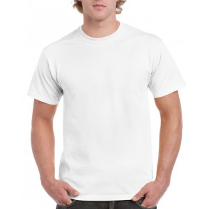 ULTRA COTTON(tm) ADULT T-SHIRT, White (T-shirt, 90-100% cotton)