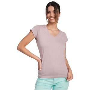 Victoria short sleeve women's v-neck t-shirt, Turquois (T-shirt, 90-100% cotton)
