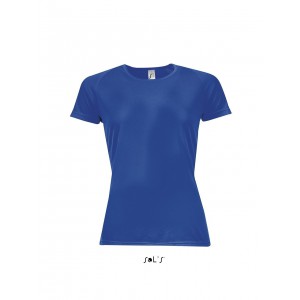 SOL'S SPORTY WOMEN - RAGLAN-SLEEVED T-SHIRT, Royal Blue (T-shirt, mixed fiber, synthetic)