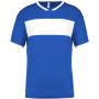 ADULTS' SHORT-SLEEVED JERSEY, Sporty Royal Blue/White