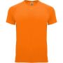 Bahrain short sleeve kids sports t-shirt, Fluor Orange