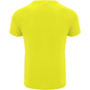 Bahrain short sleeve kids sports t-shirt, Fluor Yellow (T-shirt, mixed fiber, synthetic)