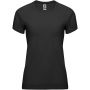 Bahrain short sleeve women's sports t-shirt, Solid black