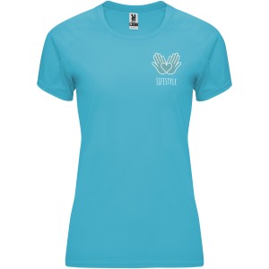 Bahrain short sleeve women's sports t-shirt, Turquois (T-shirt, mixed fiber, synthetic)