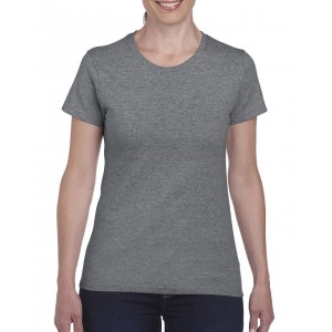 HEAVY COTTON(tm)  LADIES' T-SHIRT, Graphite Heather (T-shirt, mixed fiber, synthetic)