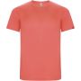 Imola short sleeve kids sports t-shirt, Fluor Coral