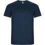 Imola short sleeve kids sports t-shirt, Navy Blue