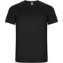 Imola short sleeve kids sports t-shirt, Solid black