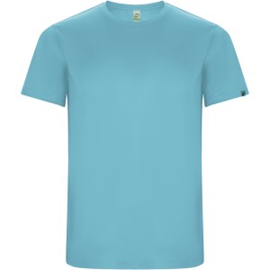 Imola short sleeve kids sports t-shirt, Turquois (T-shirt, mixed fiber, synthetic)