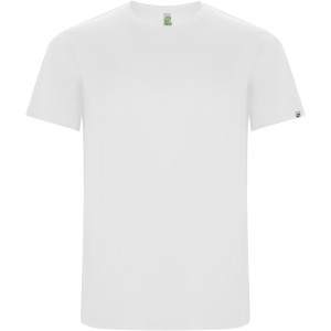 Imola short sleeve kids sports t-shirt, White (T-shirt, mixed fiber, synthetic)