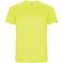 Imola short sleeve men's sports t-shirt, Fluor Yellow