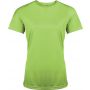 LADIES' SHORT-SLEEVED SPORTS T-SHIRT, Lime