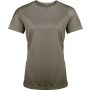 LADIES' SHORT-SLEEVED SPORTS T-SHIRT, Olive