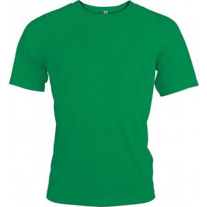 MEN'S SHORT-SLEEVED SPORTS T-SHIRT, Kelly Green (T-shirt, mixed fiber, synthetic)