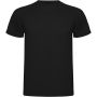 Montecarlo short sleeve kids sports t-shirt, Solid black