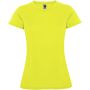 Montecarlo short sleeve women's sports t-shirt, Fluor Yellow