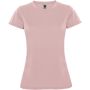 Montecarlo short sleeve women's sports t-shirt, Light pink