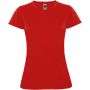 Montecarlo short sleeve women's sports t-shirt, Red