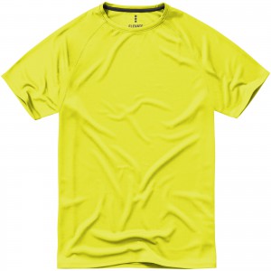 Niagara short sleeve men's cool fit t-shirt, neon yellow (T-shirt, mixed fiber, synthetic)