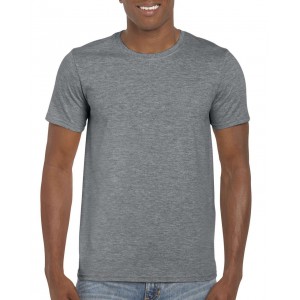 SOFTSTYLE(r) ADULT T-SHIRT, Graphite Heather (T-shirt, mixed fiber, synthetic)