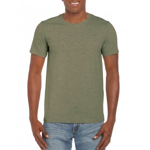 SOFTSTYLE(r) ADULT T-SHIRT, Heather Military Green (T-shirt, mixed fiber, synthetic)