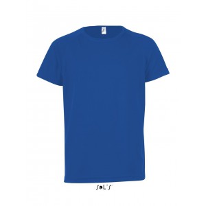 SOL'S SPORTY KIDS - RAGLAN-SLEEVED T-SHIRT, Royal Blue (T-shirt, mixed fiber, synthetic)