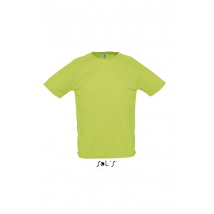 SOL'S SPORTY - RAGLAN SLEEVED T-SHIRT, Apple Green (T-shirt, mixed fiber, synthetic)