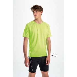 SOL'S SPORTY - RAGLAN SLEEVED T-SHIRT, Forest Green (T-shirt, mixed fiber, synthetic)