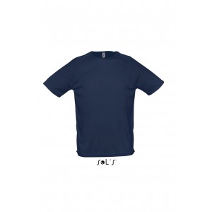 SOL'S SPORTY - RAGLAN SLEEVED T-SHIRT, French Navy (T-shirt, mixed fiber, synthetic)