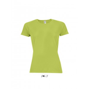 SOL'S SPORTY WOMEN - RAGLAN-SLEEVED T-SHIRT, Apple Green (T-shirt, mixed fiber, synthetic)