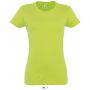 SOL'S IMPERIAL WOMEN - ROUND COLLAR T-SHIRT, Apple Green