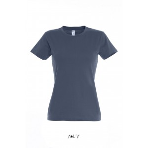 SOL'S IMPERIAL WOMEN - ROUND COLLAR T-SHIRT, Navy (T-shirt, 90-100% cotton)