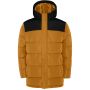 Tallin kids insulated jacket, Curry Yellow, Solid black