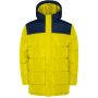 Tallin kids insulated jacket, Yellow, Navy Blue