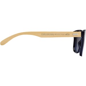 Tan sunglasses with bamboo temples, Silver (Sonnenbrillen)