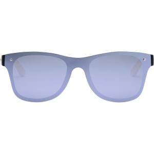 Tan sunglasses with bamboo temples, Silver (Sonnenbrillen)
