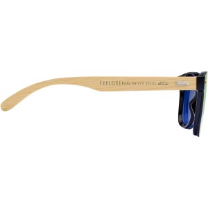 Tan sunglasses with bamboo temples, Yellow (Sonnenbrillen)