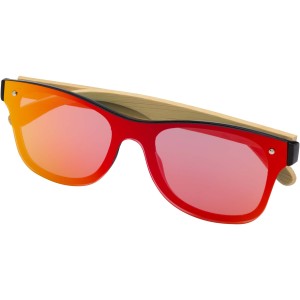 Tan sunglasses with bamboo temples, Yellow (Sonnenbrillen)