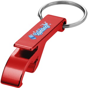 Tao bottle and can opener keychain, Red (Keychains)