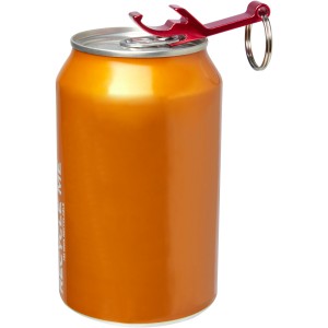 Tao bottle and can opener keychain, Red (Keychains)