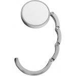 Taschen-/Jackenhalter aus Metall Eloise, Wei (4154-02CD)