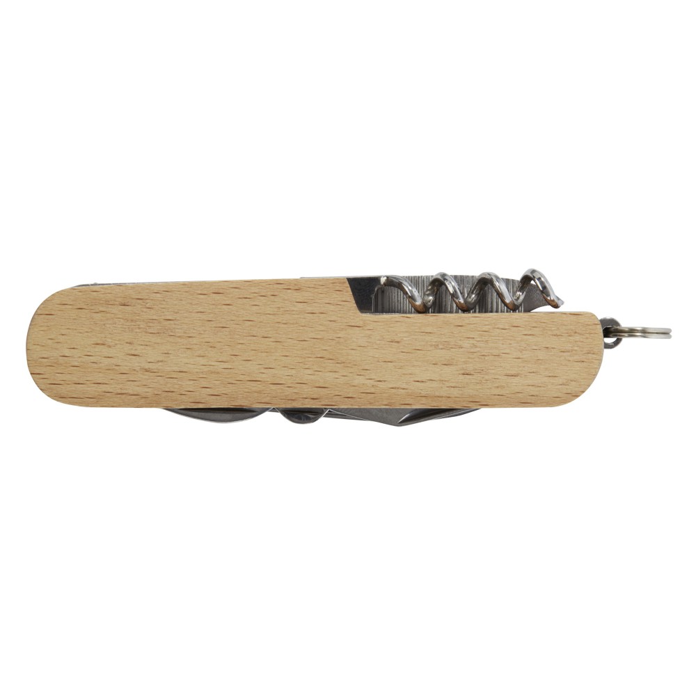 Richard Holztaschenmesser mit 7 Funktionen, natur (Taschenmesser)