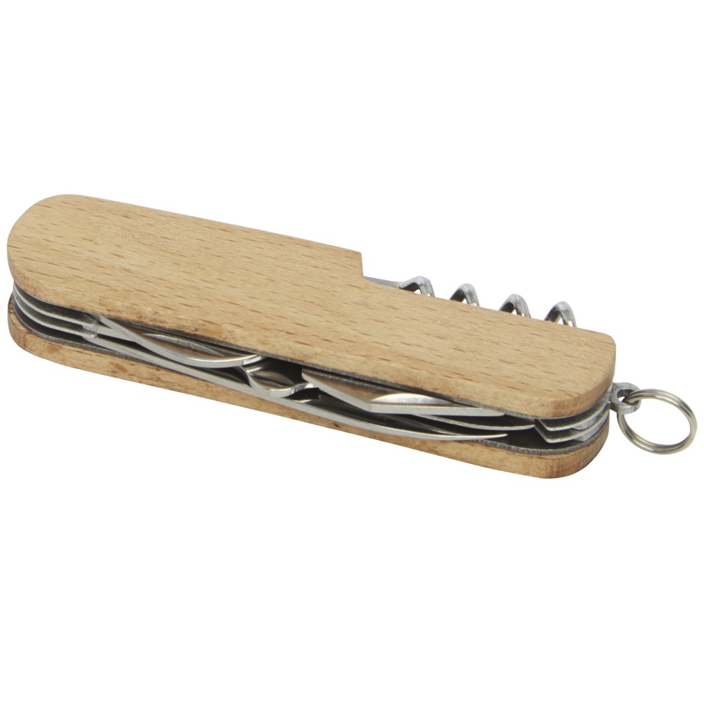 Richard Holztaschenmesser mit 7 Funktionen, natur (Taschenmesser)