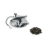Tea filter in star shape, matt silver (CX1435-16)